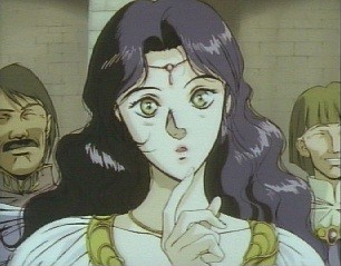 Vinnua seemed shocked, as two of her personal guards laugh.